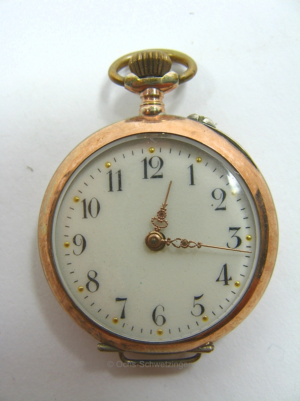 alte Taschenuhr - auch Damenuhr  800er Silber  -  Ø ca.3,1 cm -  (U12)